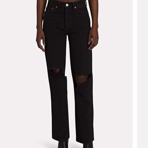 RE/DONE 90s High-Rise Loose Straight-Leg Jeans Size 26